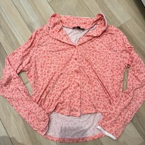 Missguided Women’s long sleeve pajama shirt petite US 4